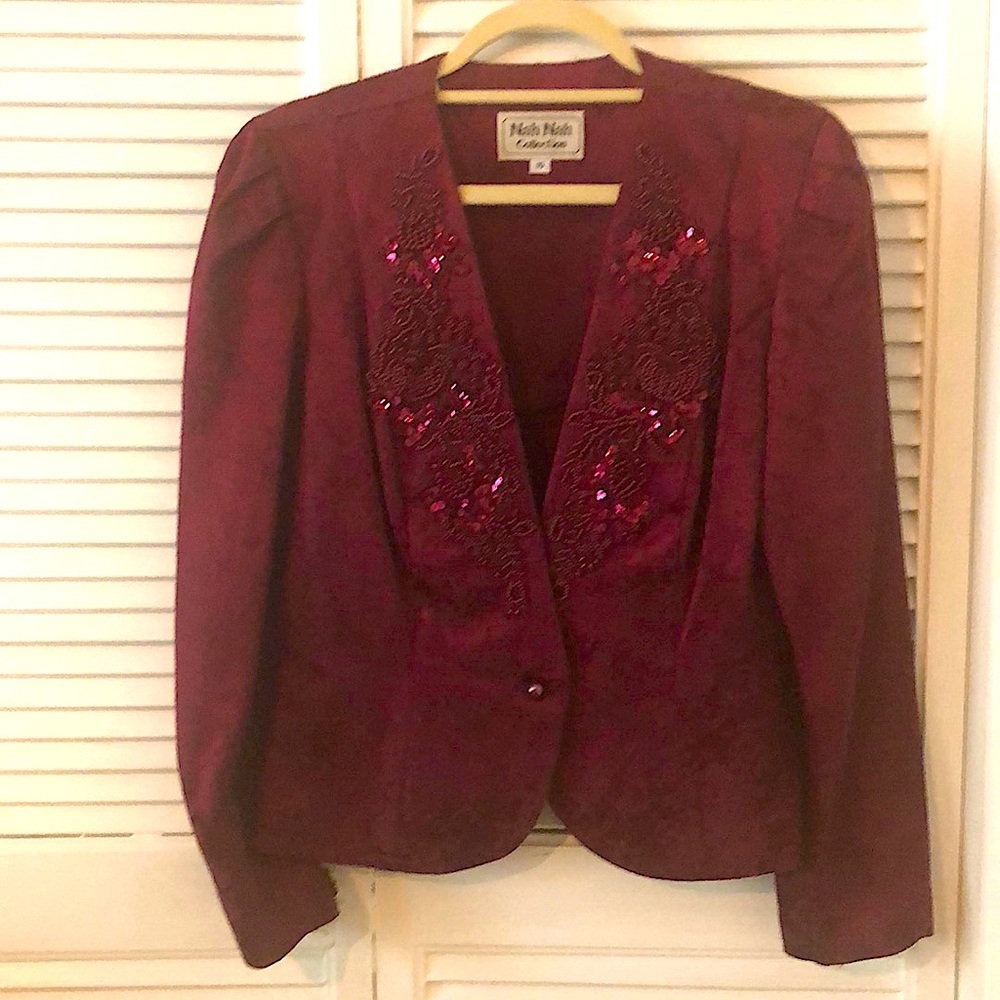 Sequined dress jacket (size 10)